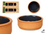 La Dehesa Set 6 Cazuelas Barro 12 cm Color Negro 11,5 x 11,5 x 4,5 cm (Set de 8)