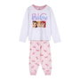 Cerdá Pijama Largo Single Jersey Princess Talla 3 Años Blanco