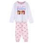 Cerdá Pijama Largo Single Jersey Princess Talla 3 Años Blanco