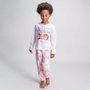 Cerdá Pijama Largo Single Jersey Princess Talla 3 Años Blanco