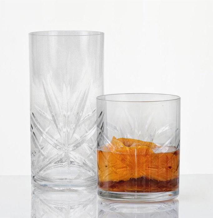 La Mediterranea Vaso Whisky Alto Palm 620ml