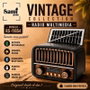 SAMI Radio Sami Vintage multimedia 3 bandas batería/sol