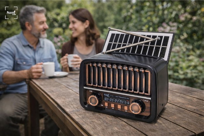 SAMI Radio Sami Vintage multimedia 3 bandas batería/sol