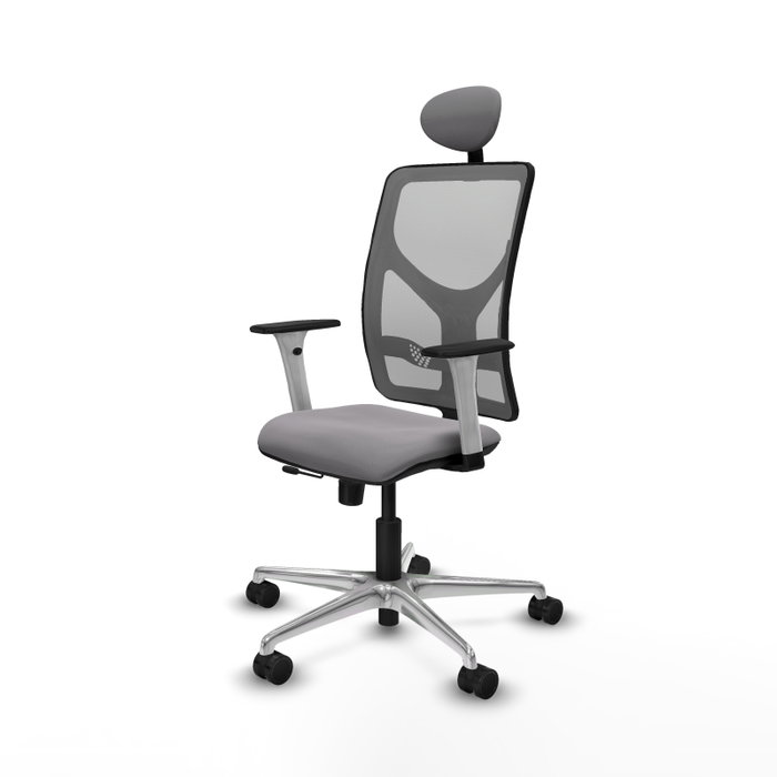 PIQUERAS Y CRESPO Silla de oficina Motilla Gris con mecanismo Sincro/Traslack PIQUERAS Y CRESPO Silla de oficina Motilla Gris con mecanismo Sincro/Traslack
