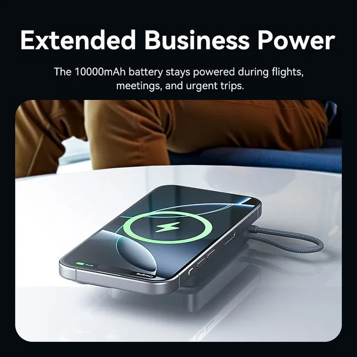 Vention Powerbank Magnético Inalámbrico 10000mAh 35W Gris