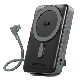 Vention Powerbank Inalámbrico 10000mAh 35W Gris FKHH0
