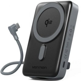 Vention Powerbank Inalámbrico 10000mAh 35W Gris FKHH0
