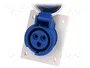 PAWBOL Conector de alimentación AC Hembra 16A 400VAC 3 Pines