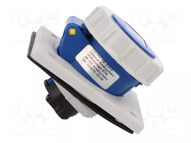 PAWBOL Conector de alimentación AC Hembra 16A 400VAC 3 Pines