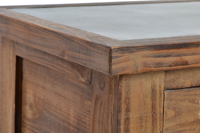 DKD Home Decor Consola Cottage Madera 35 x 95 x 120 cm Botellero