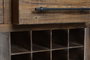 DKD Home Decor Consola Cottage Madera 35 x 95 x 120 cm Botellero