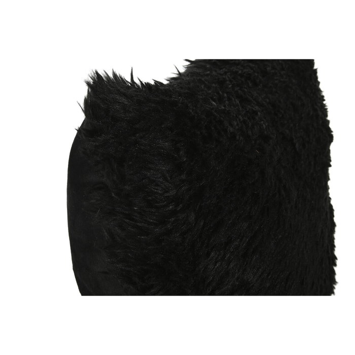 DKD Home Decor Cojín de Poliéster Negro 45x45x8 cm