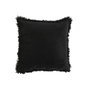 DKD Home Decor Cojín de Poliéster Negro 45x45x8 cm