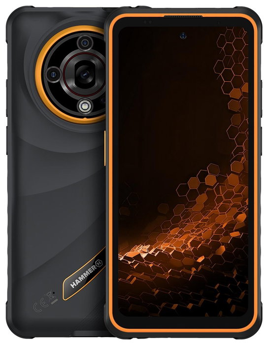 Hammer Hammer Iron 6 5G, 8 GB RAM, 256 GB, Negro/Naranja Hammer Hammer Iron 6 5G, 8 GB RAM, 256 GB, Negro/Naranja