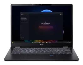 Acer TravelMate P6 14 AI Copilot+ PC Portátil 14" TMP614-54T-TCO, Intel Core Ultra 7 258V, 32GB RAM, 1TB SSD, Windows 11 Pro, Negro