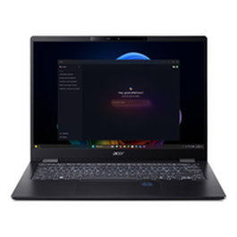 Acer TravelMate P6 14 AI TMP614-54T-TCO, Intel Core Ultra 7 258V hasta 4.8 GHz, bisagra 180°