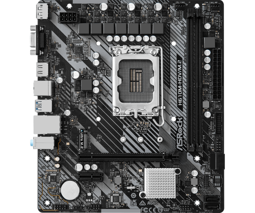 Asrock H610M-HDV/M.2 R2.0 Micro ATX LGA 1700 DDR4