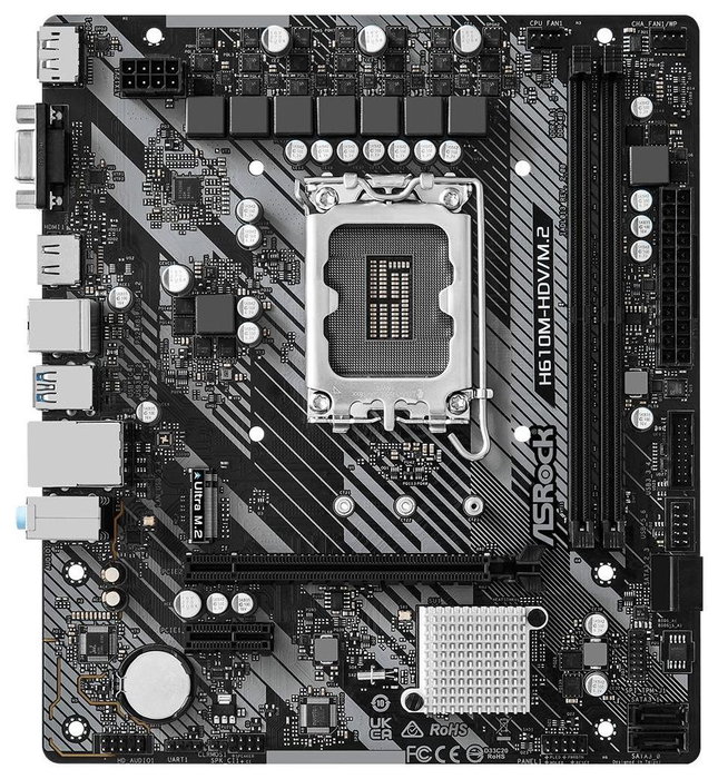 Asrock H610M-HDV/M.2 R2.0 Micro ATX LGA 1700 DDR4
