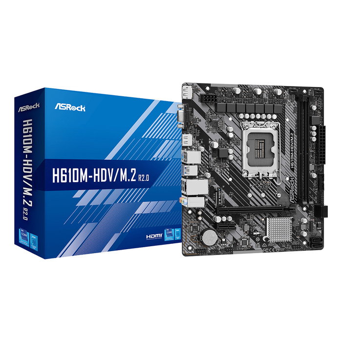 ASRock H610M-HDV/M.2 R2.0 Micro ATX DDR4