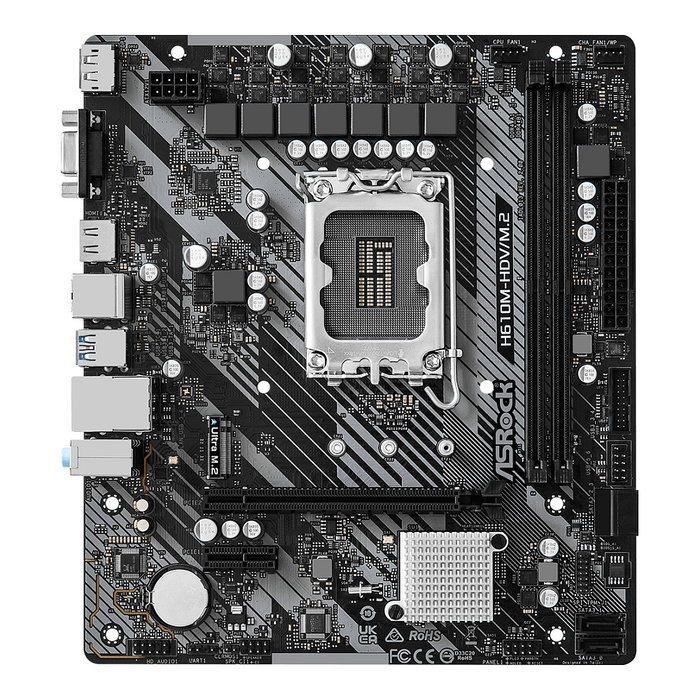 ASRock H610M-HDV/M.2 R2.0 Placa Base mATX DDR4 LGA 1700