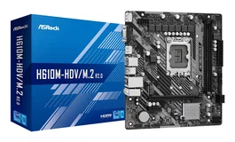 ASRock H610M-HDV/M.2 R2.0 Placa Base micro ATX Socket LGA 1700 Intel H610 con DDR4 para procesadores Intel 12th/13th/14th Gen