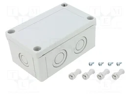 FIBOX MNX Carcasa Universal Gris con Grabado Métrico
