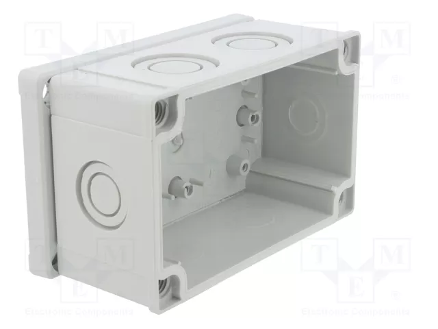 FIBOX MNX Carcasa Universal Gris con Grabado Métrico