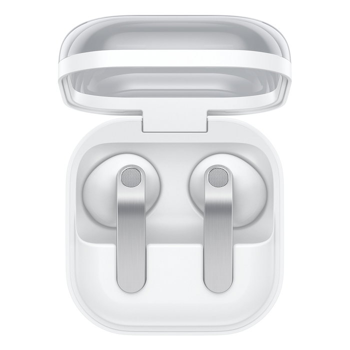 Samsung Galaxy Buds4 SM-R540 Auriculares Inalámbricos Bluetooth 6.1 con Cancelación Activa de Ruido (ANC) y Carga Inalámbrica, Blanco, Hasta 30h Autonomía