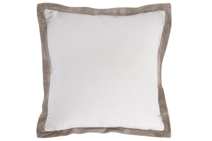 DKD Home Decor Pack de 2 Cojines Florales de Poliéster 45x45x45 cm, Verde y Marrón