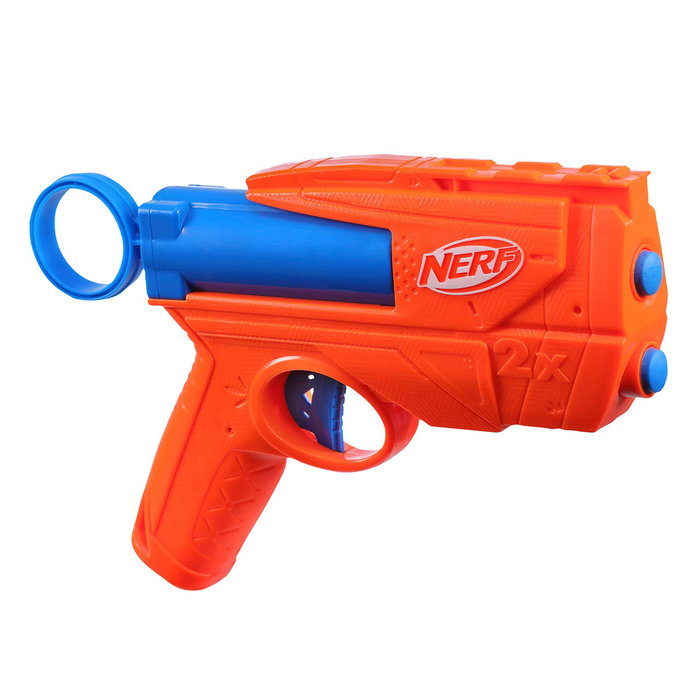 Hasbro Nerf N Series Ward Blaster G0132 con Carga Frontal y Capacidad para 2 Dardos N1, +8 Años