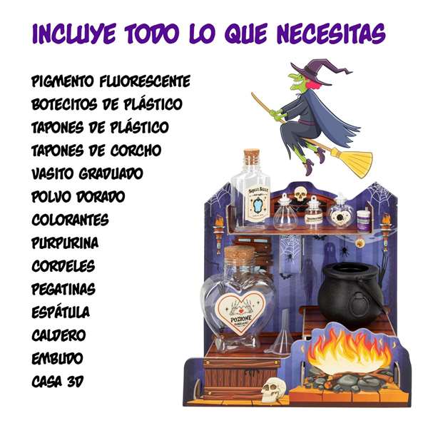 Color Baby Juego Cientifico Crazy Science La Casa De Las Brujas con Monton de Experimentos Color Baby Juego Cientifico Crazy Science La Casa De Las Brujas con Monton de Experimentos