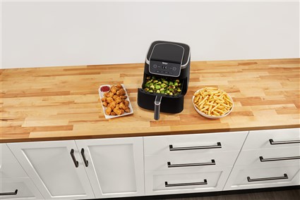 Ninja AF140EU Freidora de Aire 4 en 1 con 4.7L de Capacidad, Asar, Recalentar y Deshidratar. Potencia 2000W.