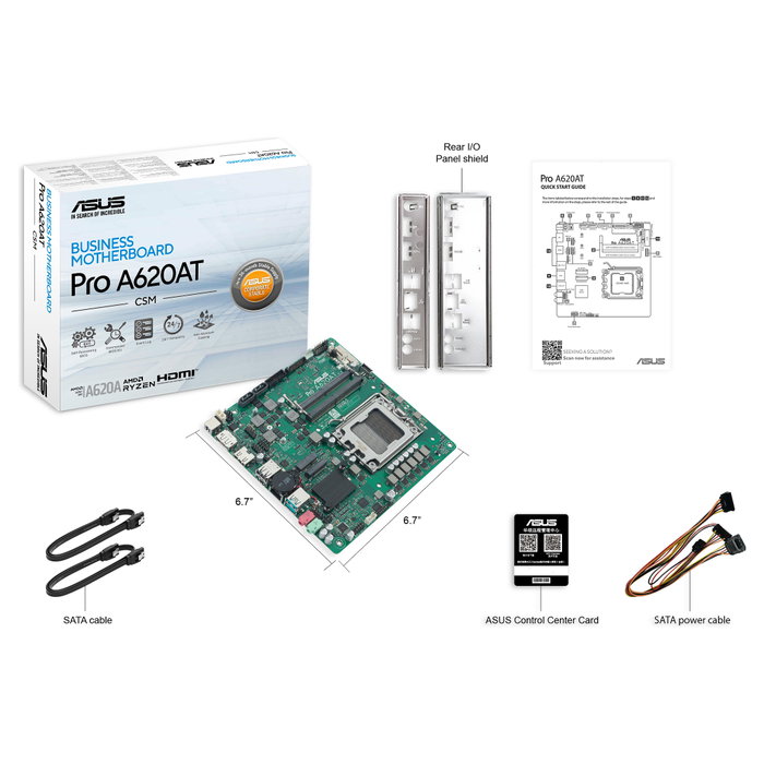 ASUS Pro A620AT-CSM Thin Mini ITX