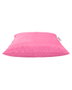 Atelier Del Sofa Cojín Pouf 40x40 cm Rosa, Tela de Poliéster Impermeable, Doble Cremallera Oculta