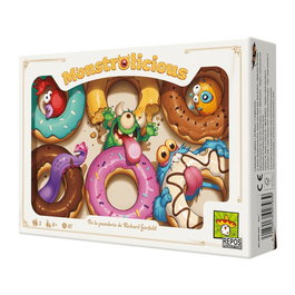 Juegos Monstrolicious - Juego de Mesa Estrategia por Richard Garfield para +8 Años con Tablero y Cartas - Juego Familiar Divertido