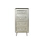 DKD Home Decor Chifonier Vintage Plateado