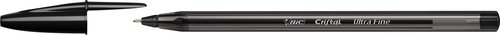 Bic Cristal Exact Ultrafine Negro Pack de 20 Bic Cristal Exact Ultrafine Negro Pack de 20