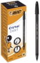 Bic Cristal Exact Ultrafine Negro Caja de 20 Unidades