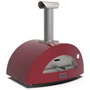 Alfa Forni Moderno 2 Pizze Wood Antique Red