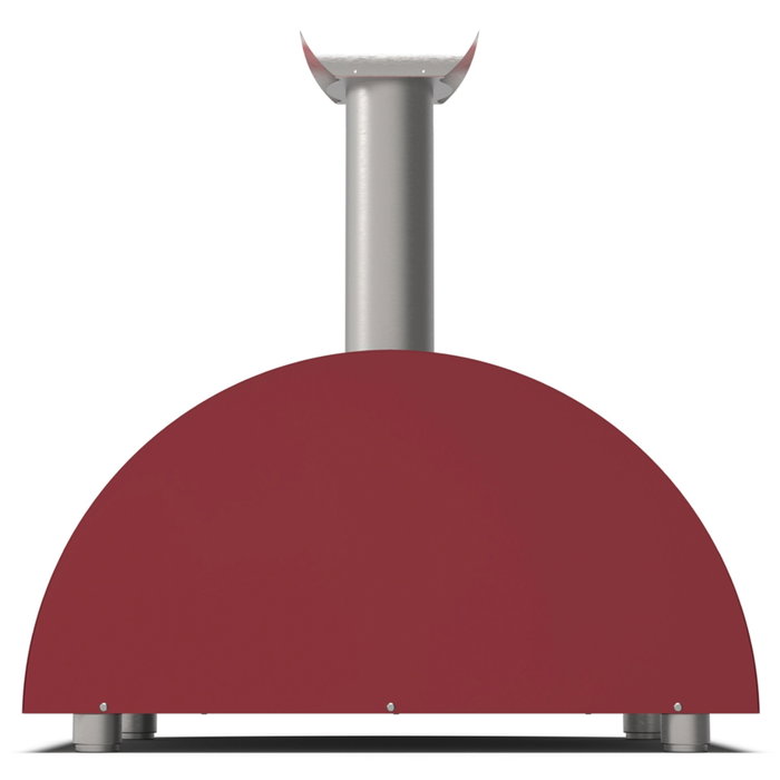 Alfa Forni Moderno 2 Pizze Wood Antique Red