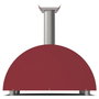 Alfa Forni Moderno 2 Pizze Wood Antique Red