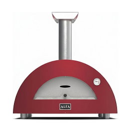 Alfa Forni Moderno 2 Pizze Wood red