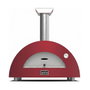 Alfa Forni Moderno 2 Pizze Wood Antique Red
