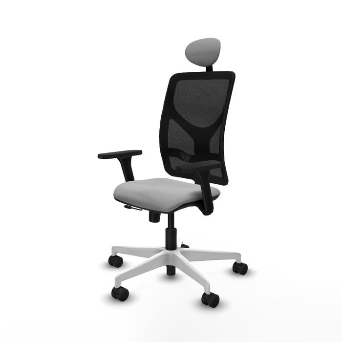 PIQUERAS Y CRESPO Silla de oficina Motilla con mecanismo Sincro/Traslack Gris claro y Negro PIQUERAS Y CRESPO Silla de oficina Motilla con mecanismo Sincro/Traslack Gris claro y Negro