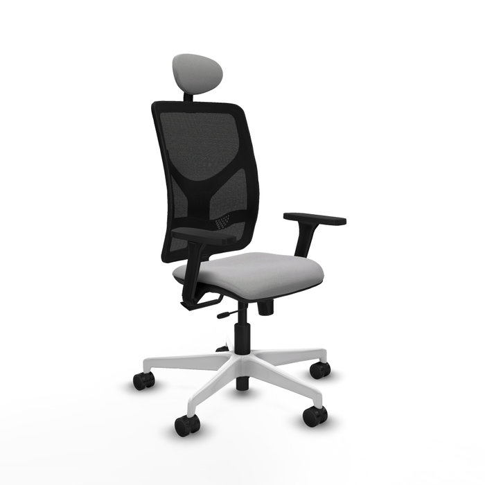PIQUERAS Y CRESPO Silla de oficina Motilla con mecanismo Sincro/Traslack Gris claro y Negro PIQUERAS Y CRESPO Silla de oficina Motilla con mecanismo Sincro/Traslack Gris claro y Negro