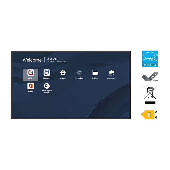 ViewSonic CDE6514-2C Pantalla de Señalización Digital 65" LCD 4K Ultra HD WiFi 500 cd/m²