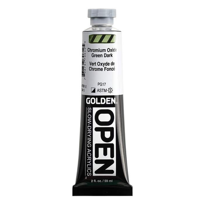 Golden OPEN Colores Acrílicos Verde Óxido de Cromo Oscuro 59ml Golden OPEN Colores Acrílicos Verde Óxido de Cromo Oscuro 59ml