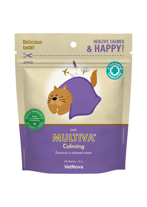 Vetnova Multiva Calming Cat Snacks Calmantes para Gatos 30 unidades Vetnova Multiva Calming Cat Snacks Calmantes para Gatos 30 unidades