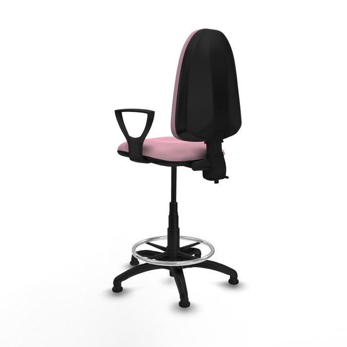 PIQUERAS Y CRESPO Taburete Aýna con mecanismo de contacto permanente, Rosa PIQUERAS Y CRESPO Taburete Aýna con mecanismo de contacto permanente, Rosa