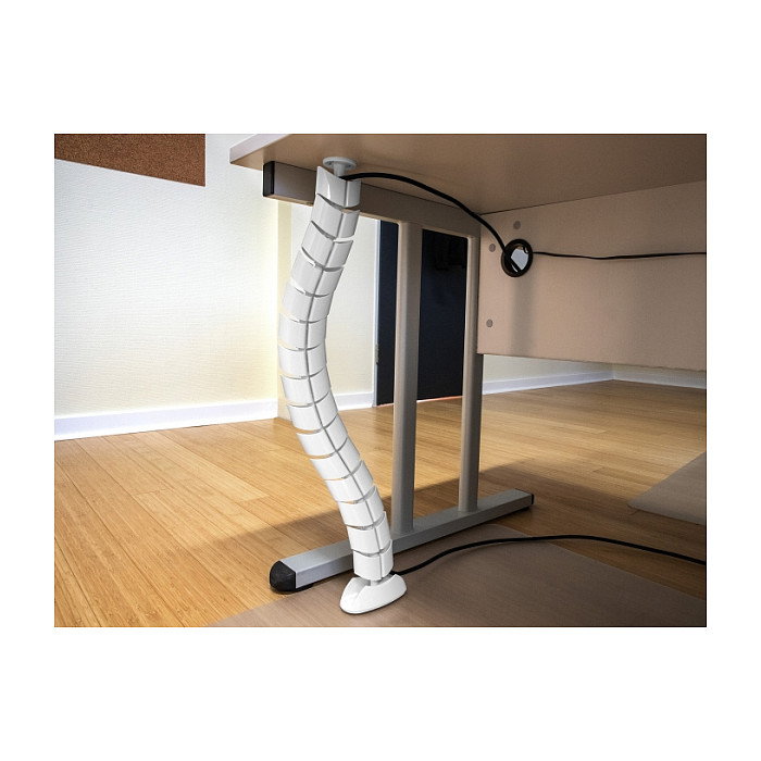 DeLOCK Pasacables para Escritorio 740 x 75 mm con Altura Regulable Blanco DeLOCK Pasacables para Escritorio 740 x 75 mm con Altura Regulable Blanco